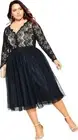NWT City Chic Plus Size Dress, Rare Beauty Dress Size 16