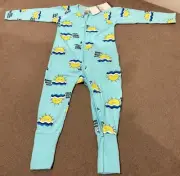Bonds BNWT 2019 Blue Bonds Beach Lover Zippy - Size 1 (12-18Months)