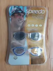 New Speedo Gold Series World Champion Swim Goggles 2Pack Michael Phelps Olympics