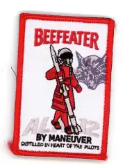 PATCH SPAIN TORREJON AFB 12th WING F/A-18 BEEFEATER BY MANEUVER VEL BACK