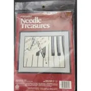Piano Keys Crewel Needle Treasures Inspiration on Ivory Needlework