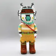 NATIVE AMERICAN BEADWORK-HOPI COMANCHE DANCER by FERRELL ZEENA-HOPI