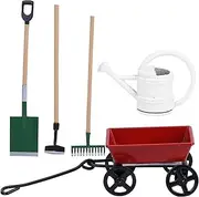 Miniature Gardening Box Farming Tools Model Doll House Garden Decor Accessories for 1/12 Doll House