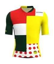 Santini Tour De France Leaders Combo Jersey - Maillot Jaune Official - Multi Colour Size M