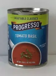 4 CANS Progresso Tomato Basil Soup 19 oz Can Free Shipping!
