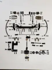 Tamiya MAN TGX 18.540 XLX Complete Front Suspension Axle Shocks Servo Saver 1/14