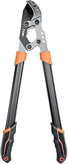AIRAJ Anvil Loppers 69cm,Labour Saving Branch Loppers,Featuring 55C Sharp Steel Blades,Can Trim Tough Branches and Hedges 5.5cm,Gardening Essentials Tree Loppers.