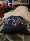 Vtg NBA Charlotte Hornets Starter Brand Wool Tri Power Snapback Hat **RARE**