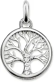 [Thomas Sabo] Women Pendant Tree of Life Zirconia Pavé 925 Sterling Silver KC0002-051-14