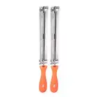 2pcs Chainsaw File Guide, 7/32" (5.5mm) Round Rasp Chrome Steel for Sharpening