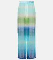 [Missoni] Missoni Zig Zag palazzo pants AU 14 multicoloured