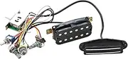 ERINGOGO 1 set Guitar Control Plate Pickup Acoustic Guitar Parts Lightweight Durable Replacement Multi Function Wiring Harness for Easy Installation and Portability