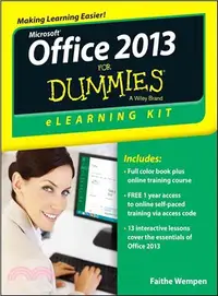 在飛比找三民網路書店優惠-Office 2013 Elearning Kit For 