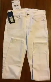 Rag and bone white CATE midrise skinny jeans NWT $195 retail