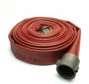 Angus Red Chief 2-1/2 X 50 Fire Hose 300 PSI Test Action NH Aluminum Couplings