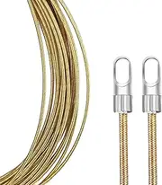 Wire Lead Thread Device Tool, Fish Tape Wire Puller, Spring Electrical Wire Hooker - Upgraded Wire Puller Tool Larger Leader Hole for Electricians