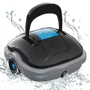 Pool Vacuum with Updated Battery Up to 100Mins Runtime, Robotic Pool Cleaner, St