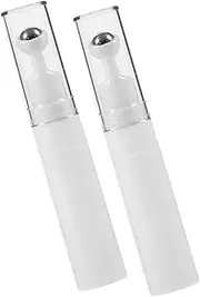 BIUDECO 2Pcs Eye Serum Empty Bottle Applicator for Women Travel Friendly Essential Oil Dispenser Compact Cosmetic Containers for Eye Cream