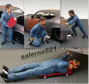 MECHANIC SET FIGURES W/ACCESSORIES 1:24 (G) SCALE GARAGE DIORAMA NEW !