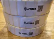 ZEBRA Barcode UPC Labels 0.75"×1.5" Huge Roll 7.5" | Qty 2x Rolls