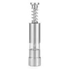 Transparent Built-in Spring Salt Grinder Pepper Mill Manual for Home Camping BBQ