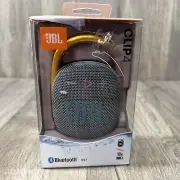 JBL Clip 4 Portable Bluetooth Speaker Waterproof Wireless Gray