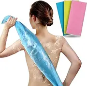 ARCH&M Exfoliating Washcloth Towel Japanese Washcloth Nylon Bath Wash Towel Korean Exfoliating Towel Body Beauty Washcloth Sponge Loofah Exfoliating Body Scrub Back Scrubber For Shower Cloth 3 Pack By