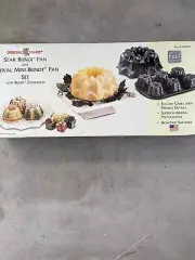 NEW Nordic Ware Star Bundt pan & Festival Mini Bundt Pan Set!