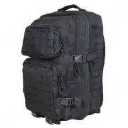 Laser Cut BLACK Molle RUCKSACK 36L Large Assault Pack BACKPACK Army