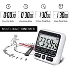 Timer Clock High Accuracy Precise Timing Square Cooking Count Up Countdown Alarm