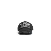 [VAQUERA] Distressed Logo Cap Black