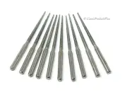 10 Pack of 2" Inch Tapered Diamond Tip Bead Reamers for Jewelry, Hobby, Crafts