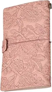 Retro Style Embossed Diary Notebook for Students Lightweight Vintage Stationery for Travel Journals Daily Scheduling for Note Taking Creative Ideas