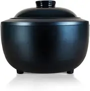 Ceramic Rice Cooker, Thick Design 3l Capacity with Inner Cover and Anti-scalding Handle, 6 Function Modes Can Be Switched at Will, Easy to Clean