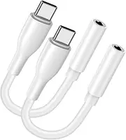 USB C to 3.5mm Samsung Headphone Adapter for Samsung Galaxy S24 S23 FE Ultra Plus S22 S21 A15 A25 A54 A14,Google Pixel 8 7 Pro 7a,iPhone 15 Pro Max Plus, Type C Audio AUX Mic Jack Adapter Dongle Cable