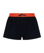 elastic waist shorts XL,IT40,IT44,IT42 Black