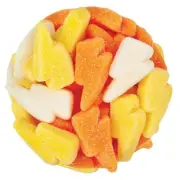 Gummies Soft Gummy Candies Sour Lightning Bolts Shape FREE SHIP