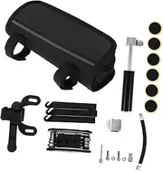 Abaodam 1 Set Portable Bike Repair Kit Mini Pump Tire Patch Tools Tire Levers for Efficient Bicycle Maintenance Multifunctional Tool for Road Mountain Bikes
