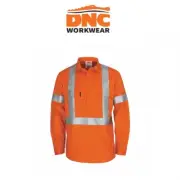 DNC Mens Patron saint FR arc rated closed front shirt with "X" back LOXY 3408