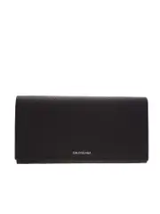 Balenciaga Ville Long Black Leather Wallet