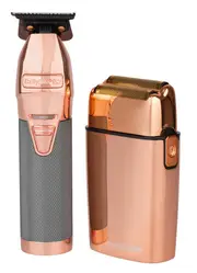 BaBylissPRO Duo Rose Gold Double Foil Shaver and Outliner Trimmer