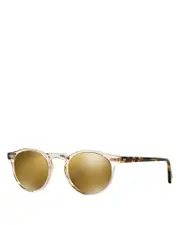 Oliver Peoples Gregory Peck Round Sunglasses, 50mm