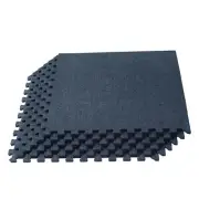 We Sell Mats 3/8" Thick Interlocking Foam Carpet Tiles Durable Carpet Squares...
