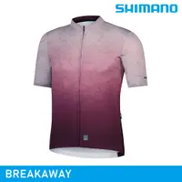 在飛比找PChome24h購物優惠-SHIMANO BREAKAWAY 短袖車衣 / 梅紅