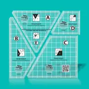 Creative Grids Scrap Crazy 6 Inch Templates Set