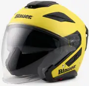 Blauer JJ-01 Monocolor Jet Helmet, yellow, Size XL for Men
