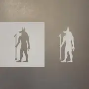 Anubis Plastic Mylar Stencil Airbrush Painting Art Supplies