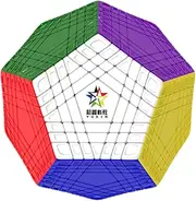 Willking YuXin Teraminx Stickerless 7x7 Cube Dadecahedyon Cube12 Sided Puzzle Gigaminx 7x7 Megaminx Speed Cube