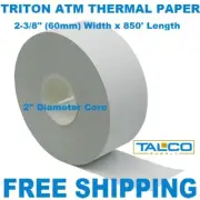 (16) TRITON ATM THERMAL RECEIPT PAPER ROLLS ~FAST FREE SHIPPING~