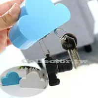 在飛比找樂天市場購物網優惠-✤宜家✤創意可愛雲朵超強磁鐵 鑰匙吸收納器 白雲 鑰匙掛 強